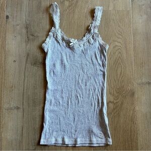 Vintage Abercrombie & Fitch Ribbed Cute Stretch Tank Top